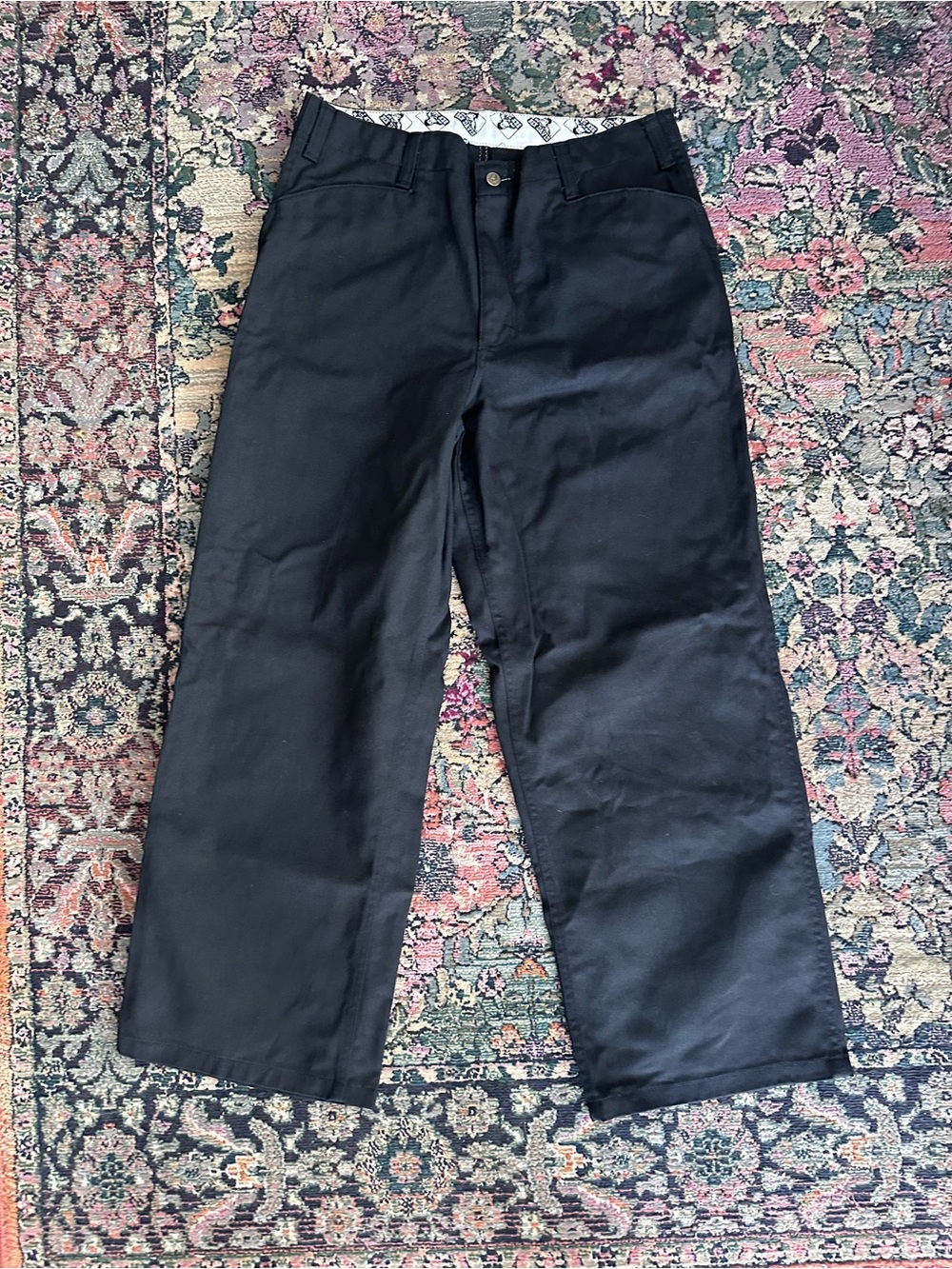 Ben Davis Black Workwear pants “gorilla cut”